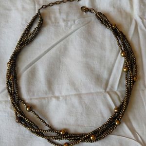 Antique finish necklace
